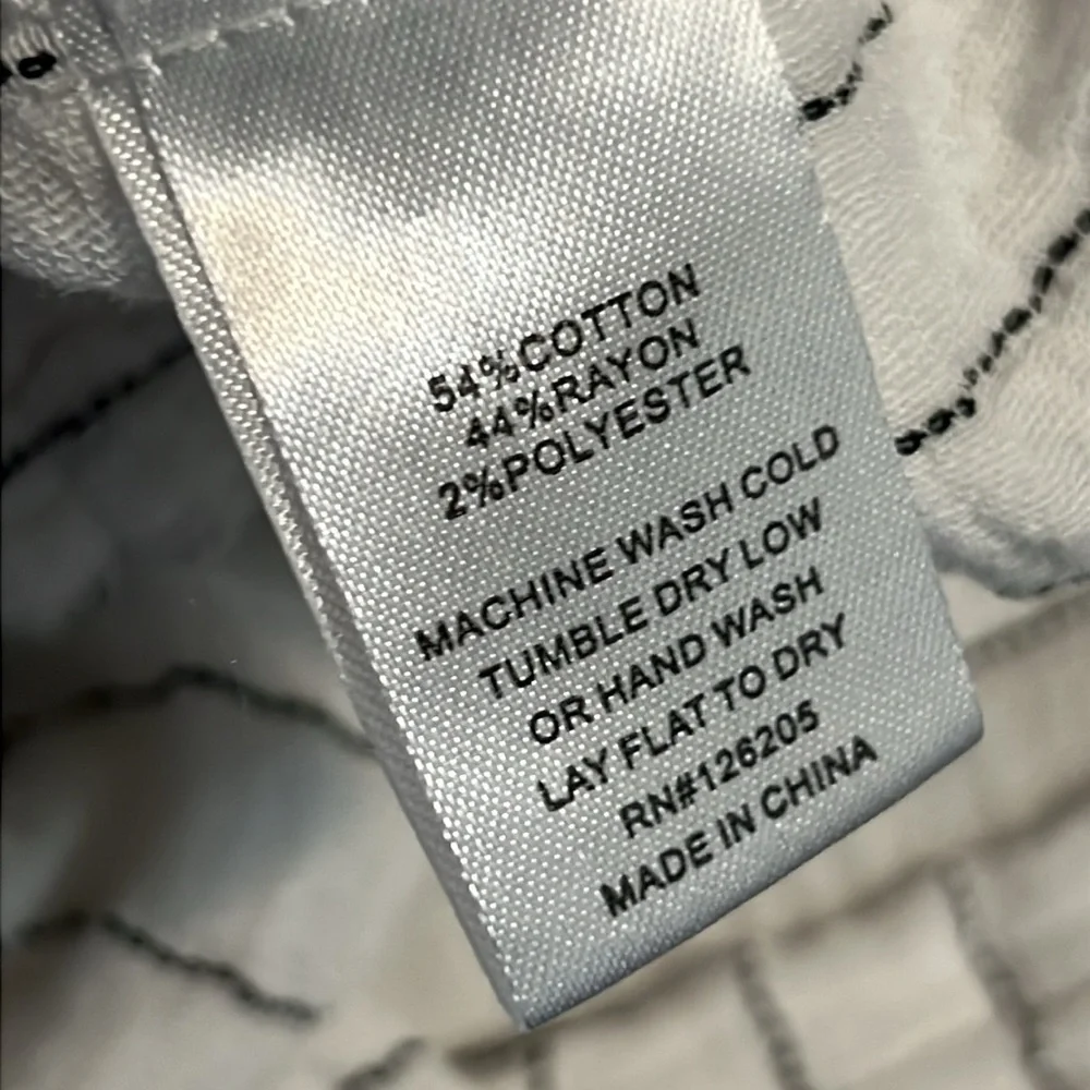 Joie White Striped Pants - Picture 7 of 8